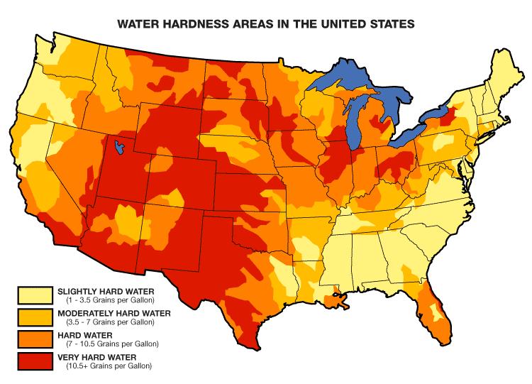 Water Hardness in US